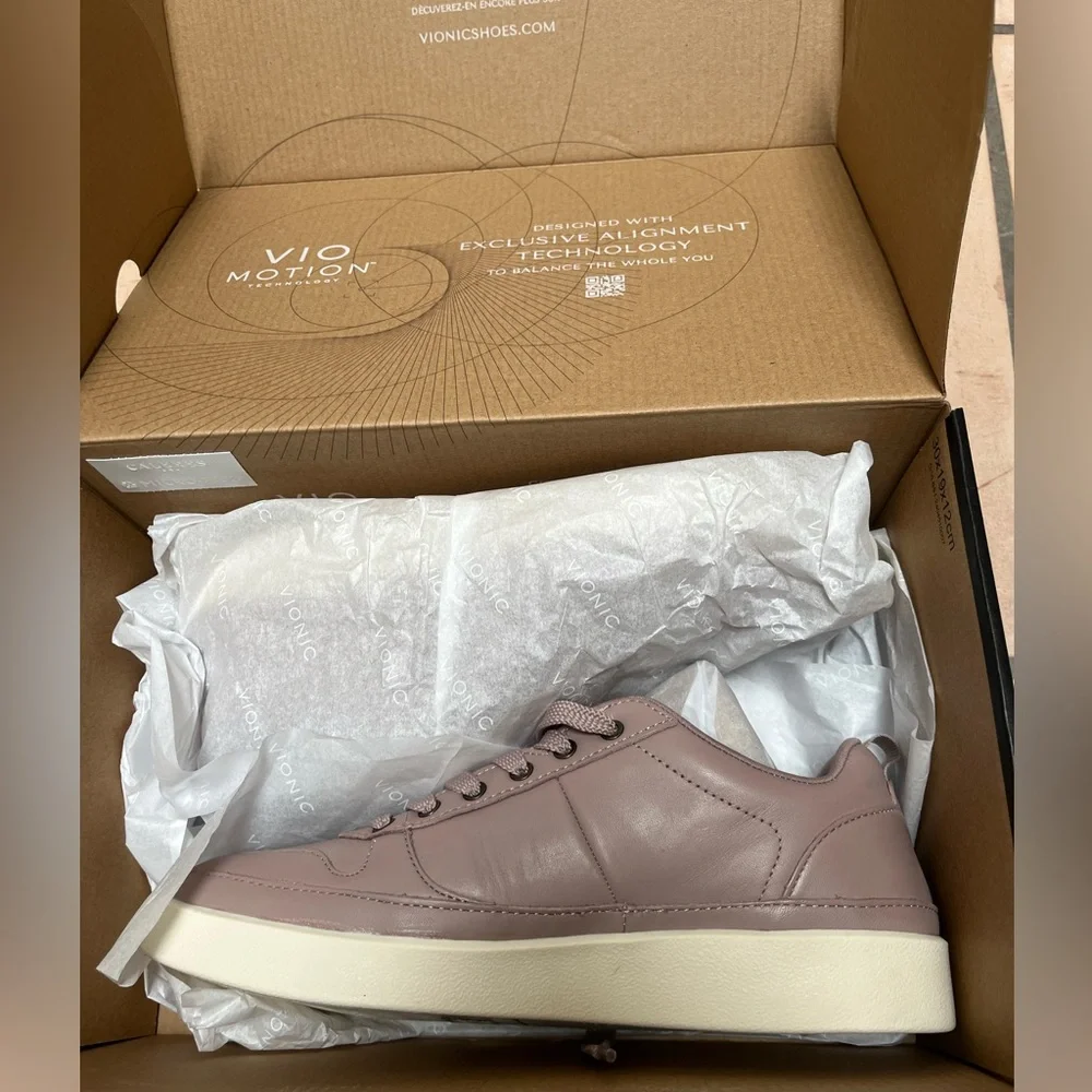 Vionic Women's Sneakers in Taupe or Light Mauve - Picture 6 of 10